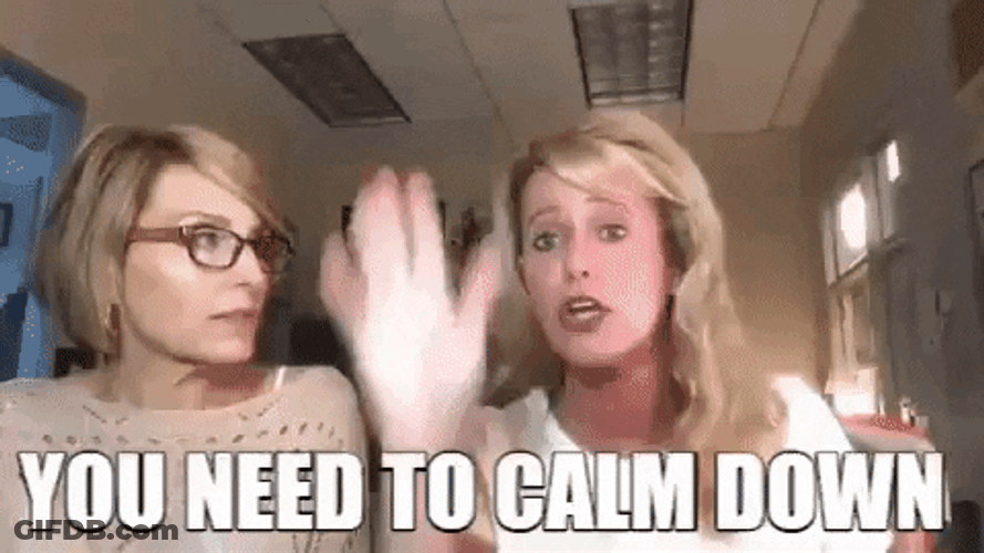 Calm Down Calm Down Soccer Moms GIF