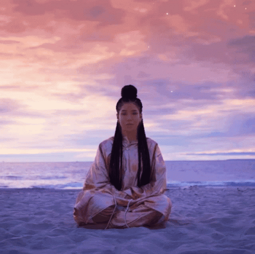 Calm Magic Hour Yoga GIF