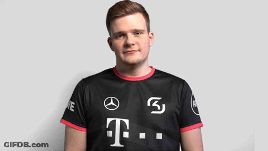 Calm Player Shrugs GIF