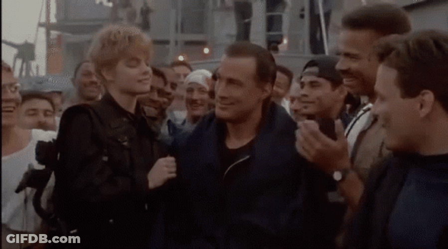 Calm Steven Seagal Smiling GIF