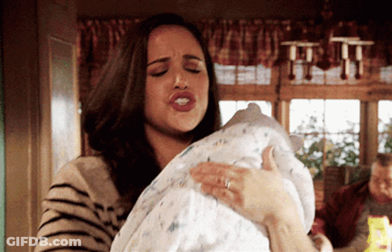 Calming Baby Brooklyn Nine-Nine Amy GIF