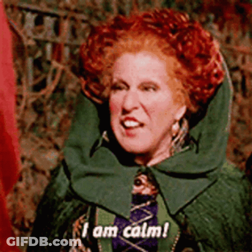 Calming Sarcastic Witch Winifred Sanderson GIF