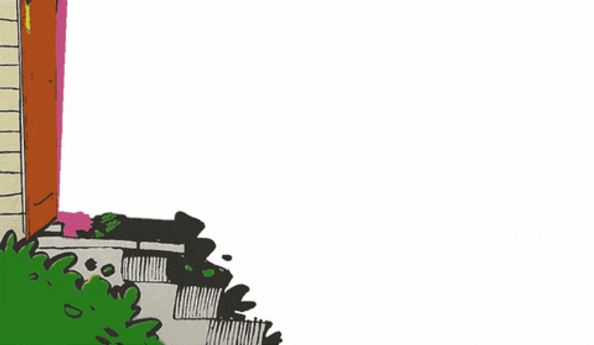 Calvin And Hobbes Door Throw Out GIF