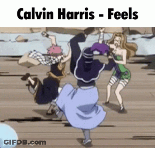 Calvin Harris Feels Group Dancing GIF
