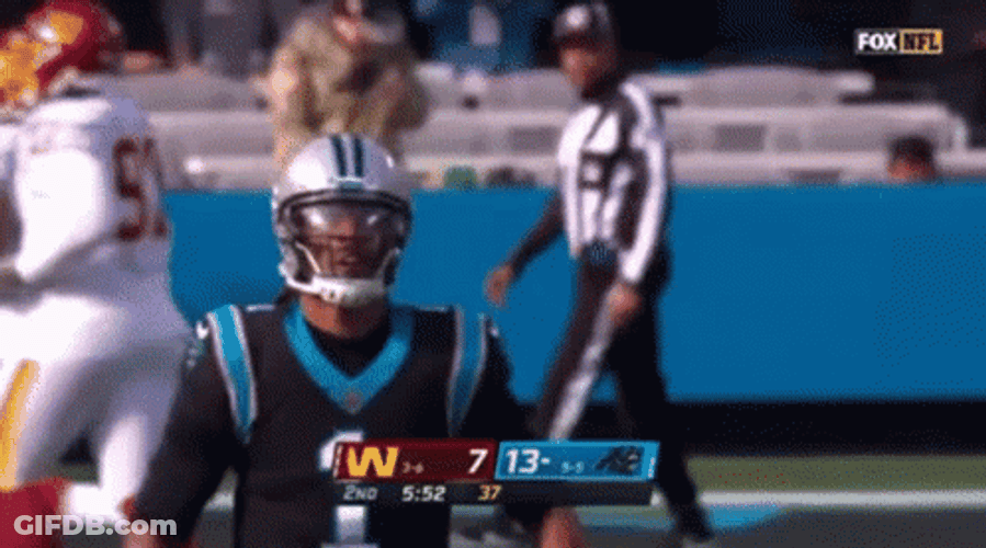 Cam Newton Chest Pump GIF