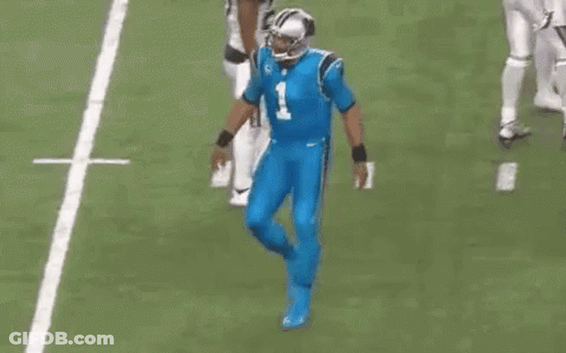 Cam Newton Dabbing Move GIF