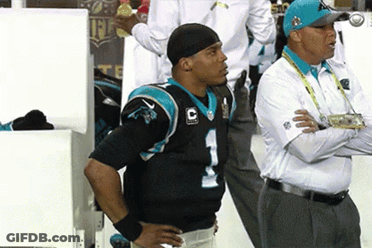 Cam Newton Disappointed Rolling On Floor GIF