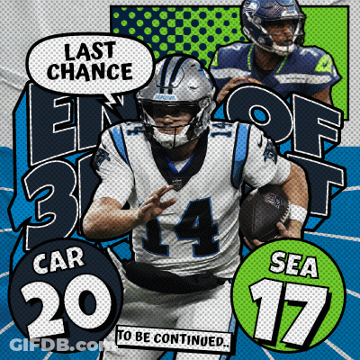 Cam Newton Holding Football GIF