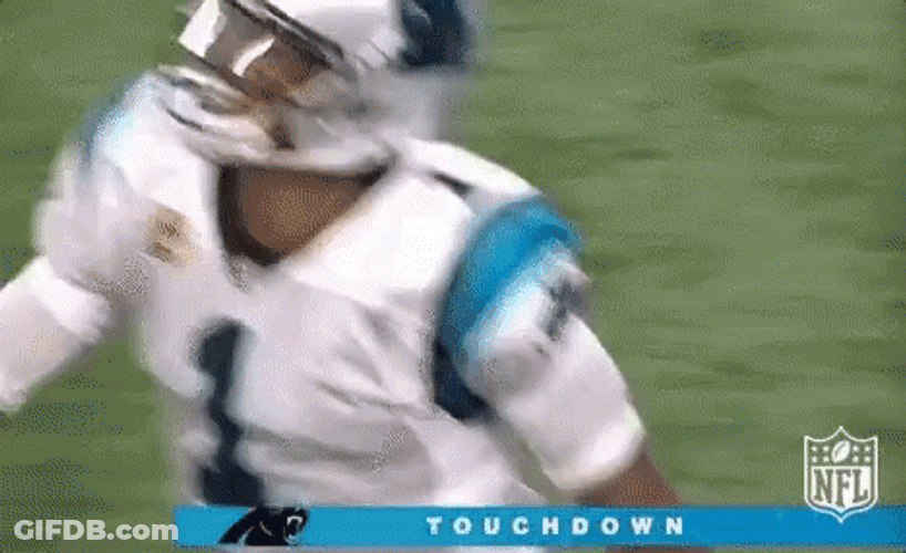 Cam Newton Hyping Up Crowd GIF