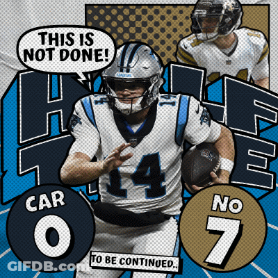 Cam Newton Running With Ball GIF