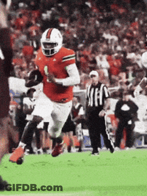 Cam Ward Got Hurt Miami Hurricanes GIF