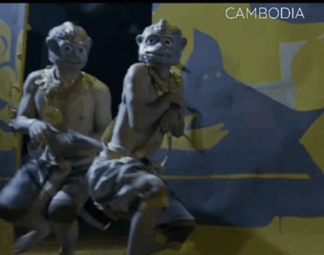 Cambodia Hanuman Khmer Warrior GIF