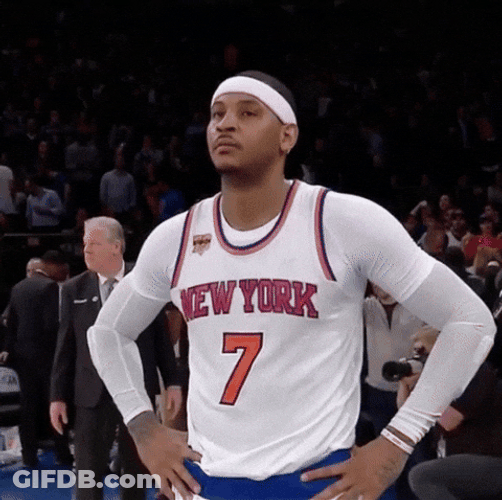 Camelo Anthony Cmon Man It's Not That Hard GIF
