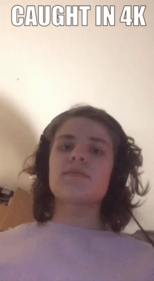 Camera Flash Caught In 4K Snapping A Shot GIF