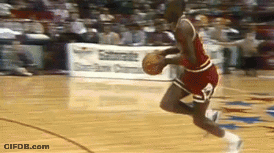 Camera Flashes For Powerful Poster Dunk GIF