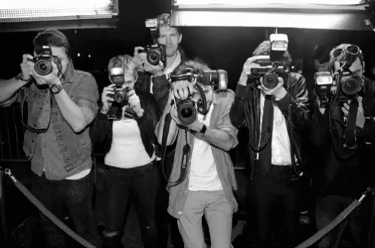 Camera Flashing Paparazzi GIF