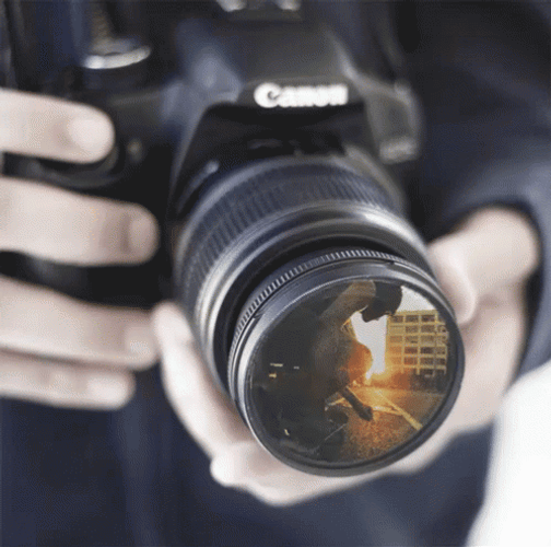 Camera Lens Skateboarding GIF