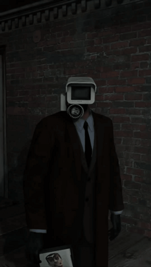 Camera Man And Normal Skibidi Toilet Meme GIF