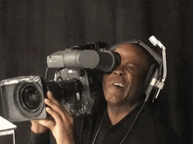 Camera Man Focusing GIF