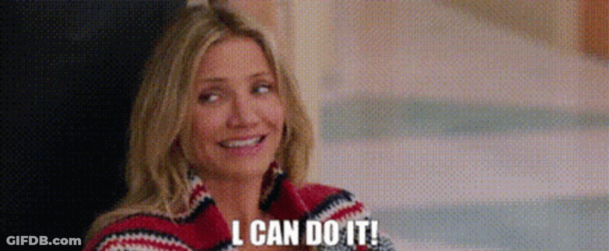 Cameron Diaz I Can Do It GIF