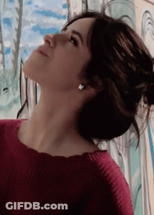 Camilla Cabello Looking Up GIF