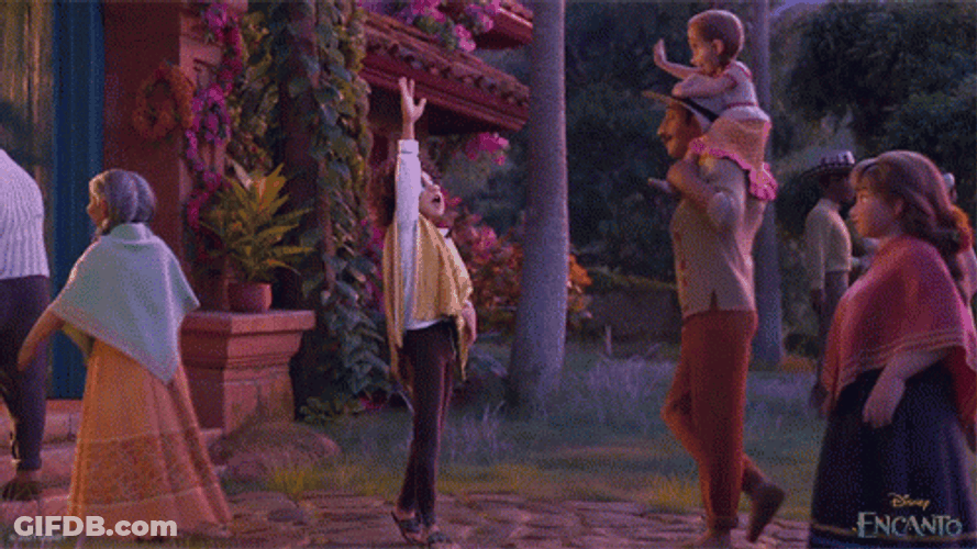 Camilo Encanto Jump High Five GIF