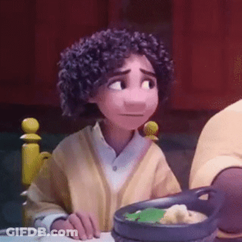 Camilo Encanto Nervous Look GIF