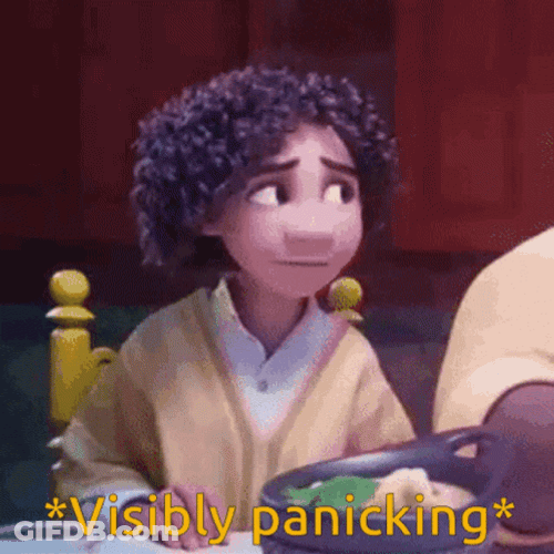 Camilo Encanto Visibly Panicking GIF