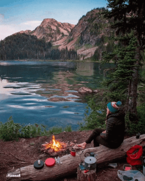 Camp Relaxing Day GIF