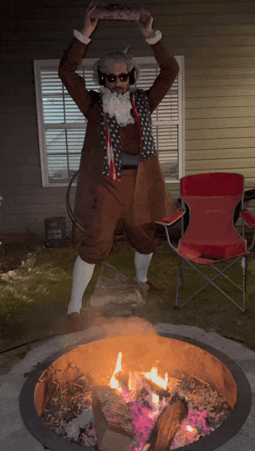 Campfire Camping GIF