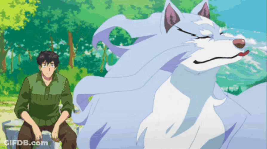 Campfire Cooking In Another World With My Absurd Skill Wolf GIF