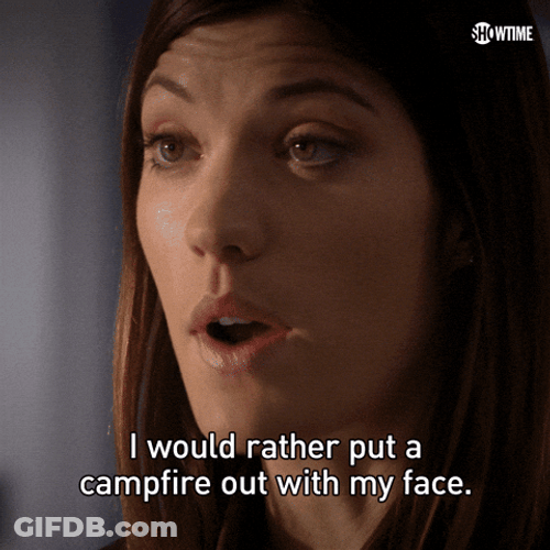 Campfire Out I Dont Want To GIF
