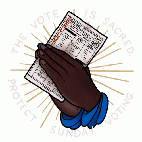 Can I Get An Amen Today That It's Voting Sunday GIF