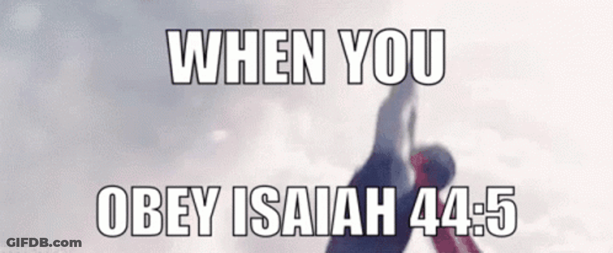 Can I Make You Read Isaiah's Words And Get An Amen GIF