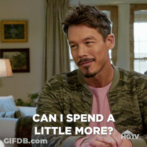 Can I Spend A Little More GIF