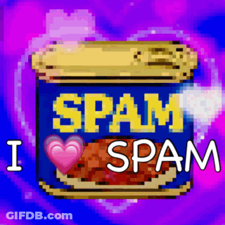 Can Of Spam Saying I Love Spam GIF