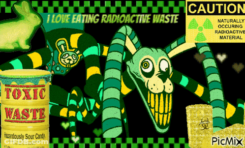 Can Of Toxic Waste Sour Candy GIF