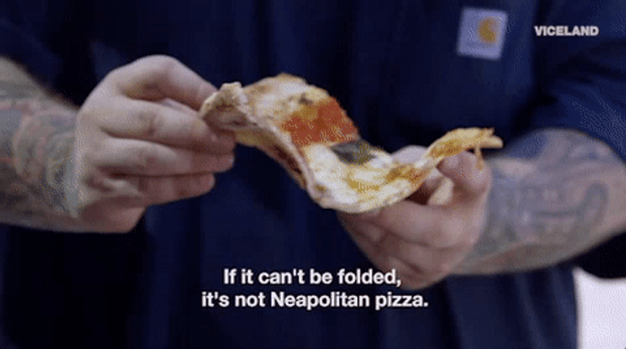 Can't Be Folded Not Neapolitan Pizza GIF