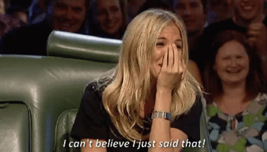 Can't Believe I Said What I Said GIF