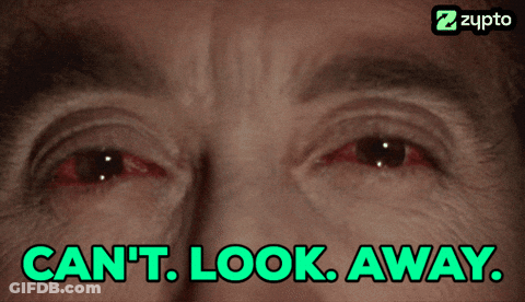 Can T Look Away Eyes GIF