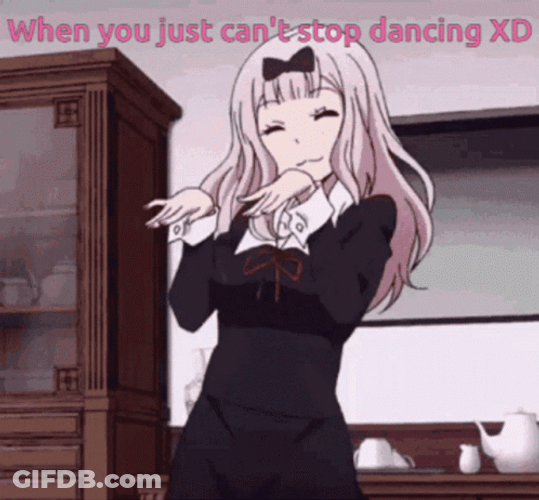 Can't Stop Dancing Anime Chika Dance GIF