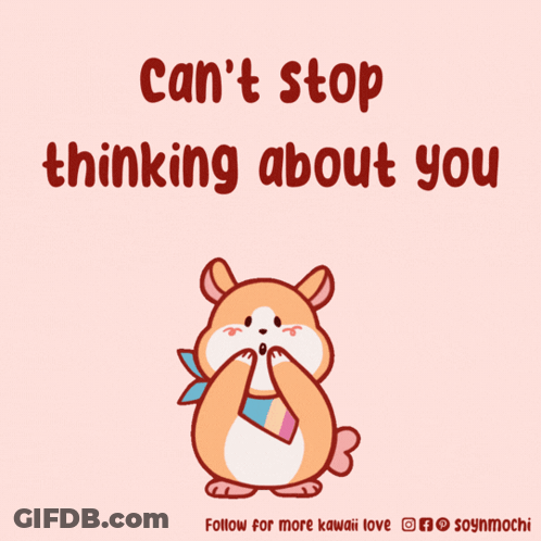 Can't Stop Thinking About You Poster GIF