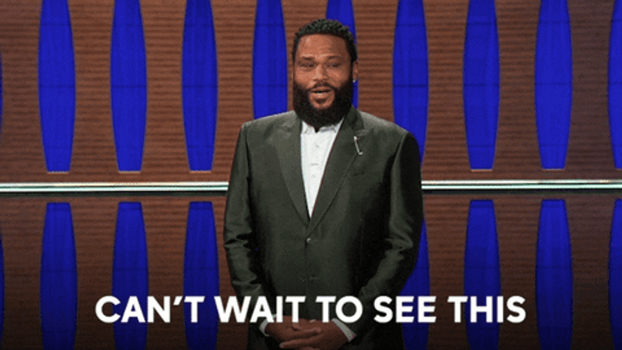 Can't Wait Anthony Anderson GIF