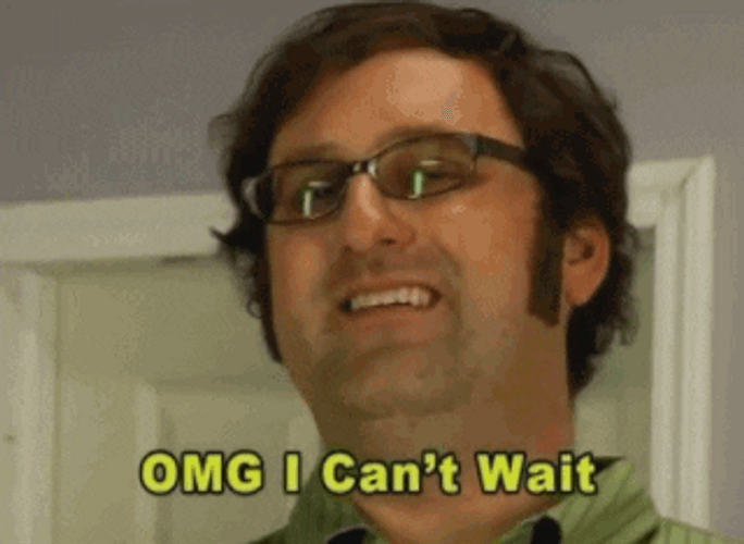 Can't Wait Eric Wareheim GIF