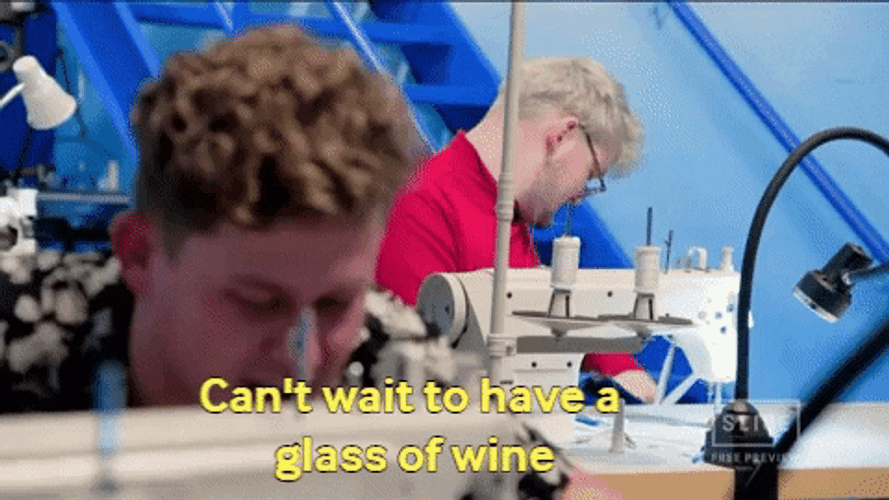 Can't Wait For Wine GIF