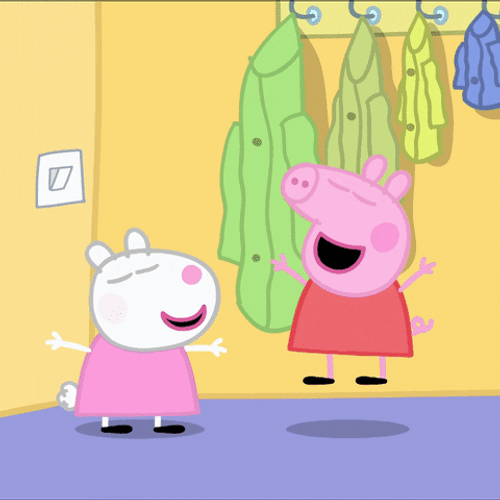 Can't Wait Peppa Pig GIF