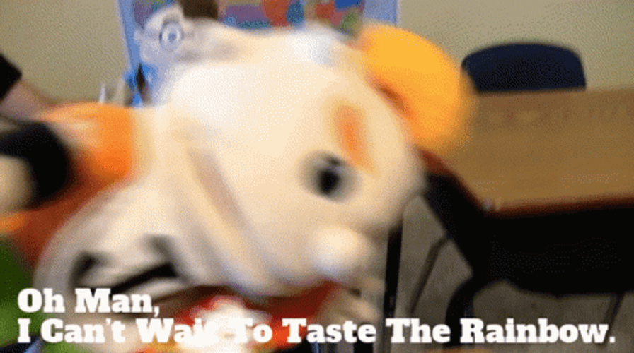 Can't Wait To Taste My Skittles Candy GIF