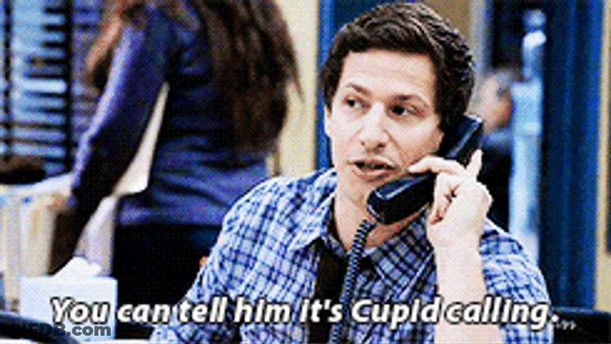 Can Tell Him It's Cupid Calling GIF