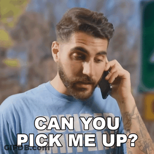 Can You Pick Me Up Rudy Ayoub GIF
