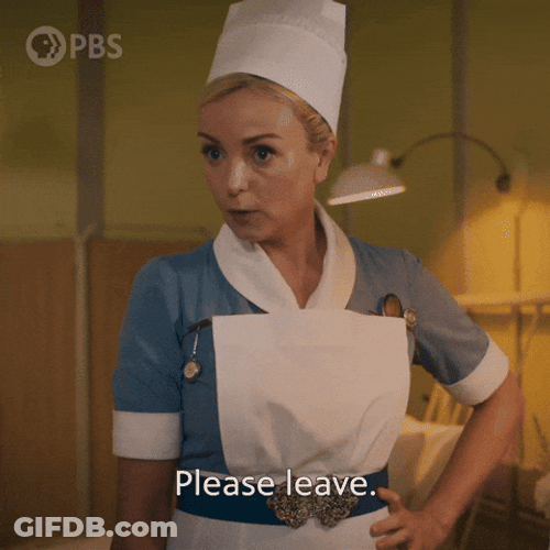 Can You Please Leave GIF
